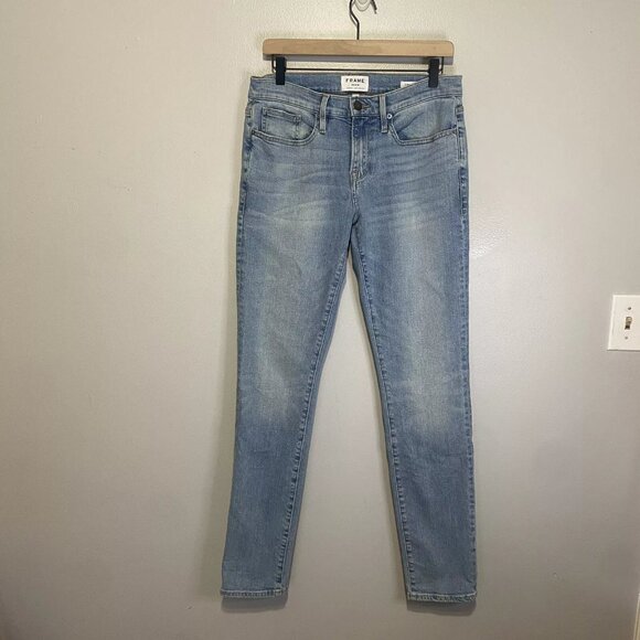 Frame Denim L’Homme Skinny Jeans Light Wash Size 30 - Picture 1 of 9